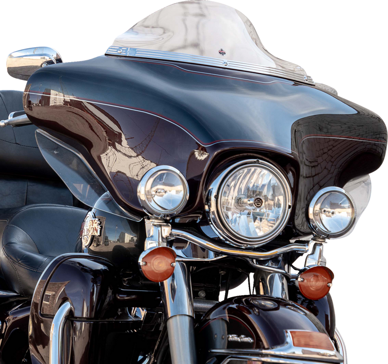 KLOCK WERKS Flare Windshield - 6-1/2" - Clear - FLH '96-'13 - KWW-01-0701