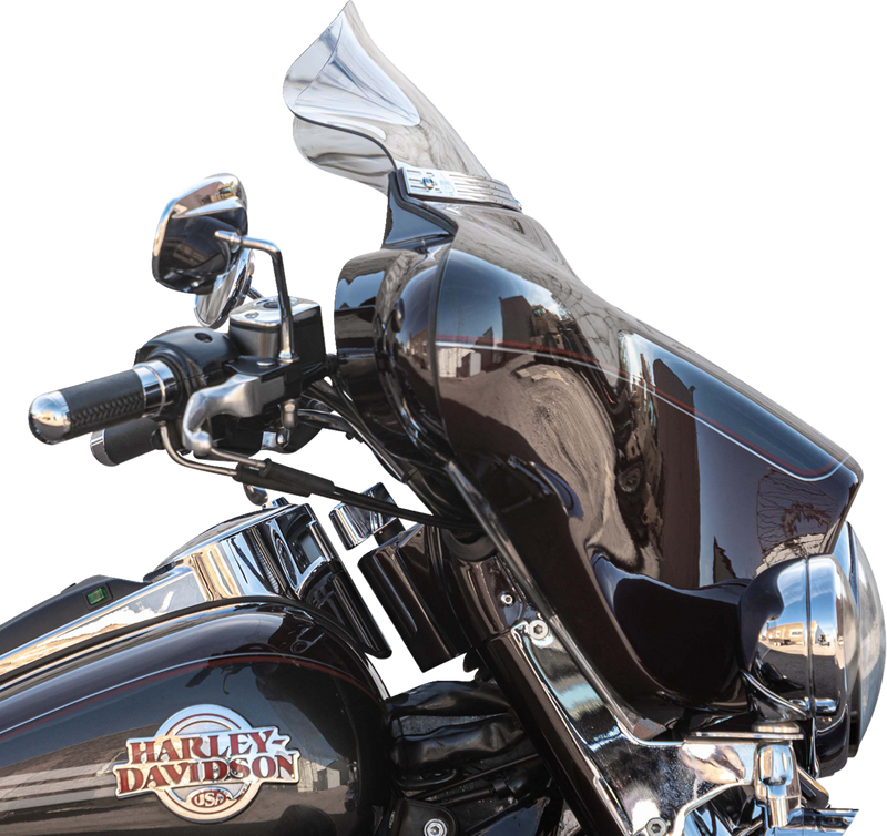 KLOCK WERKS Flare Windshield - 6-1/2" - Clear - FLH '96-'13 - KWW-01-0701