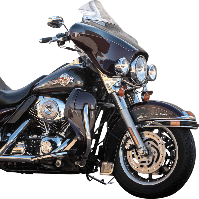 KLOCK WERKS Flare Windshield - 6-1/2" - Clear - FLH '96-'13 - KWW-01-0701