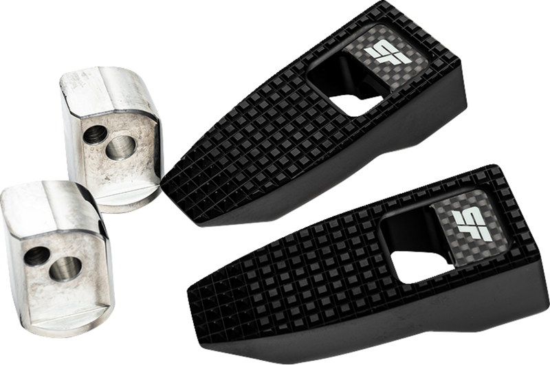 SLYFOX Speed Pegs - Black Anodized - Rear SF-903-02-1