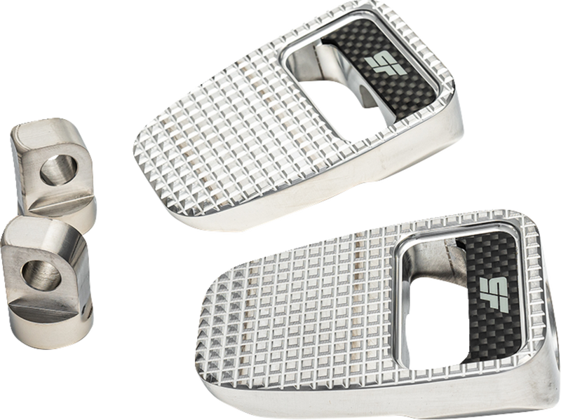 SLYFOX Footpegs - Silver Polished SF-904-00-2