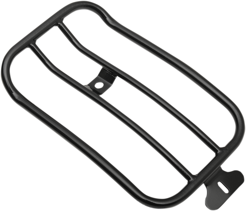 MOTHERWELL Luggage Rack - Gloss Black - Softail '07-'17 - MWL-180-GB