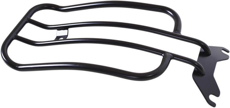 MOTHERWELL Luggage Rack - Gloss Black - Softail '18-'24 Fat Boy & Breakout - MWL-181-GB