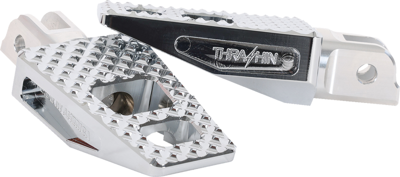 THRASHIN SUPPLY CO. P-54 Footpegs - Front - Chrome TSC-2020-3-SF