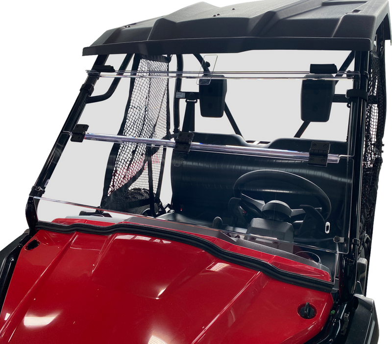 MOOSE UTILITY Full Folding Windshield - Deluxe - Honda Pioneer '16-'22 - V000264-12200M - PartsOutlet.com.au