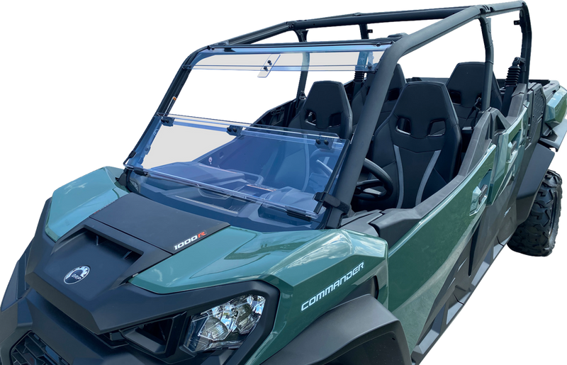 MOOSE UTILITY Full Folding Windshield - Deluxe - Can-Am '18-'22 - V000292-12200M - PartsOutlet.com.au