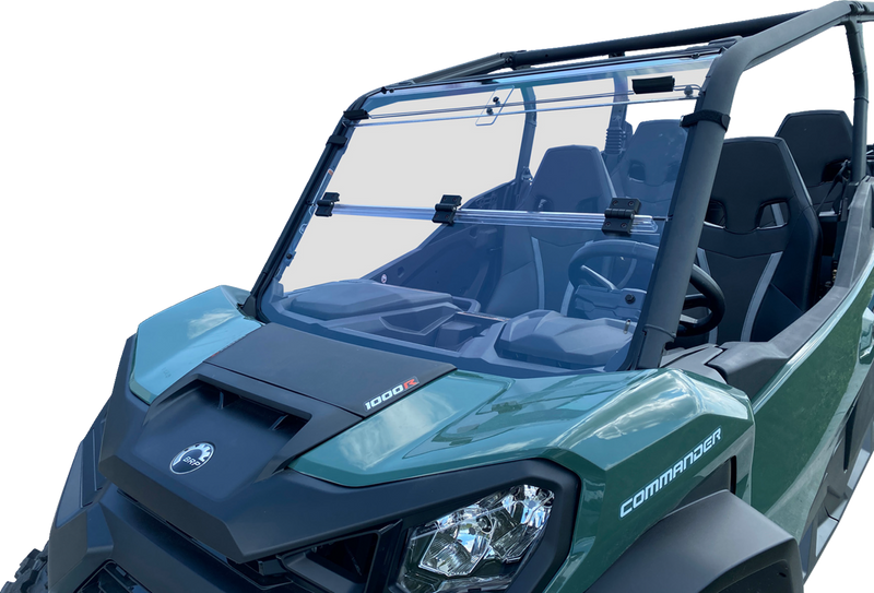 MOOSE UTILITY Full Folding Windshield - Deluxe - Can-Am '18-'22 - V000292-12200M - PartsOutlet.com.au