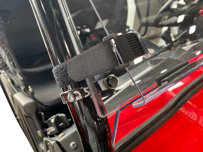 MOOSE UTILITY Full Folding Windshield - Deluxe - Honda Pioneer '16-'22 - V000264-12200M - PartsOutlet.com.au