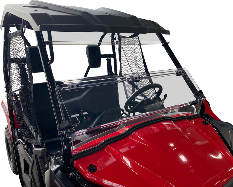 MOOSE UTILITY Full Folding Windshield - Deluxe - Honda Pioneer '16-'22 - V000264-12200M - PartsOutlet.com.au