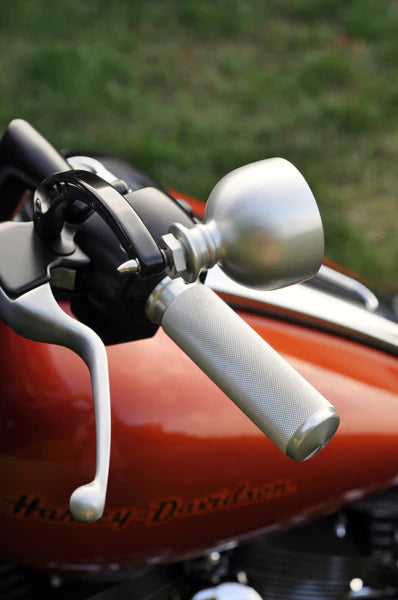 JOKER MACHINE Grips - Knurled - Harley-Davidson 2008-2023 - 03-89CL - PartsOutlet.com.au