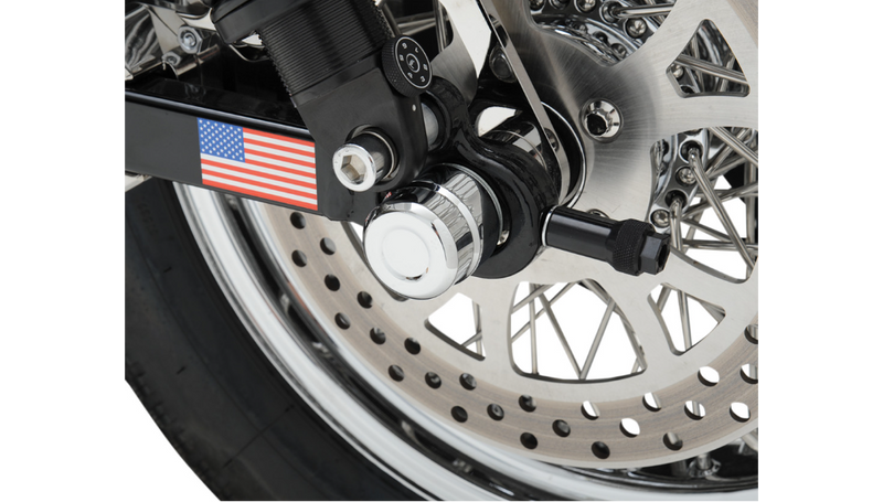 DRAG SPECIALTIES Axle Cap - Rear - Harley-Davidson 2008-2012 - Chrome 0214-0832 - PartsOutlet.com.au
