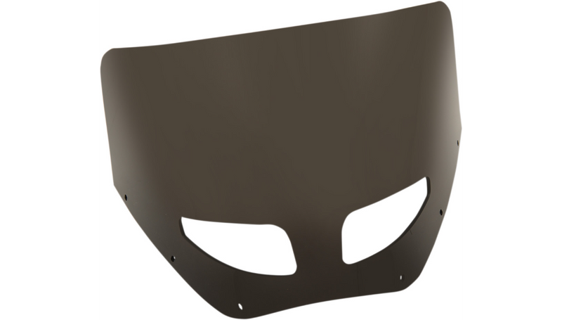 MEMPHIS SHADES Road Warrior Windshield - Vented - Dark Black Smoke - 11" - MEP87410