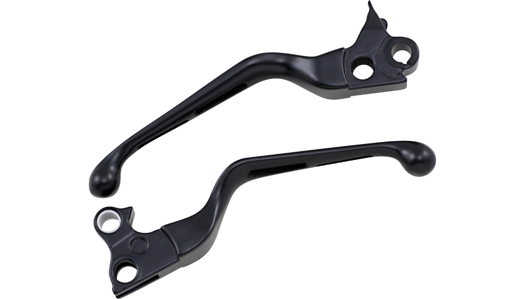 DRAG SPECIALTIES Levers - Slotted - HD '96-'17 - Black H07-0769B