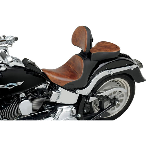 SADDLEMEN Lariat Seat - Softail '06-'17 - 806-12-0041B - PartsOutlet.com.au