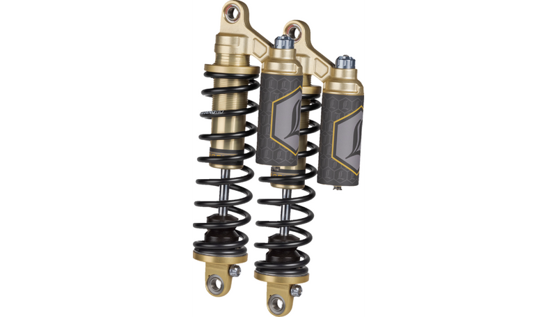 LEGEND SUSPENSION REVO ARC Piggyback Shocks - Heavy Duty - Gold - 14" - FXR '84-'00 - 1310-1925