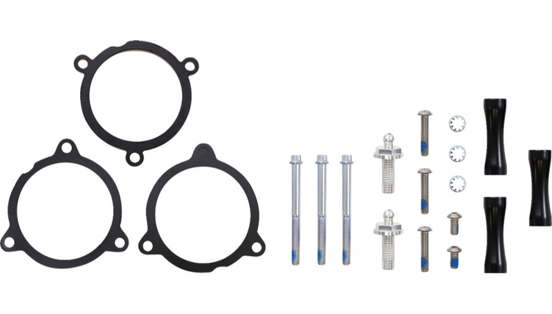 COBRA RPT Air Intake - Chrome/Black - '18-'22 Softail 606-0104-05CB - PartsOutlet.com.au