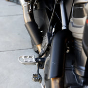 BILTWELL Mushman Step Footpegs - Polished - Softail '18+ - 7002-302-03 - PartsOutlet.com.au