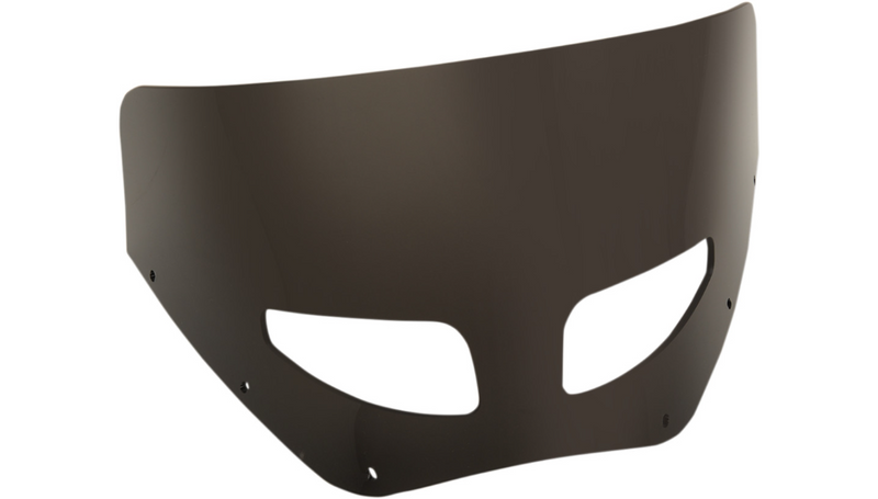 MEMPHIS SHADES Road Warrior Windshield - Vented - Dark Black Smoke - 9" - MEP87310