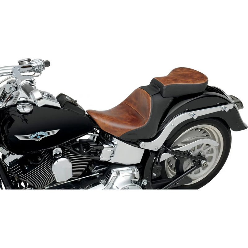 SADDLEMEN Lariat Seat - Softail '06-'17 - 806-12-0041B - PartsOutlet.com.au