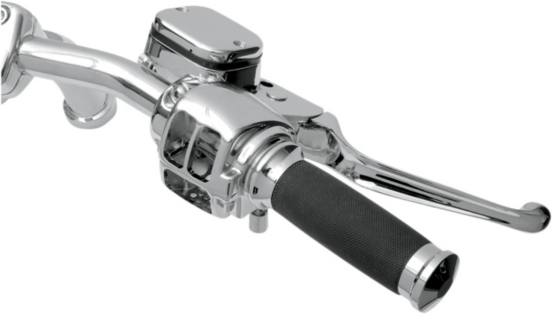 DRAG SPECIALTIES Handlebar Controls - 9/16" Master Cylinder Single Disc - Harley-Davidson '96-'11 - H07-0748A