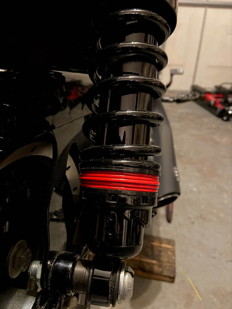 BURLY BRAND Slammer Plus Shocks - Black - '80-'23 FLH B28-1204B - PartsOutlet.com.au