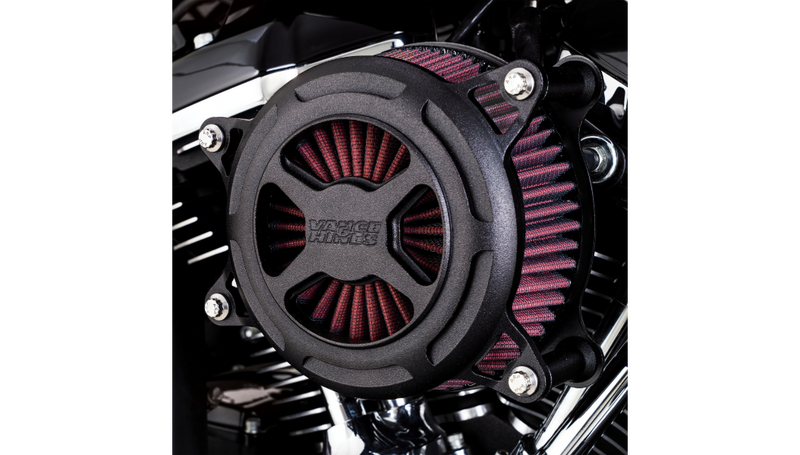 VANCE & HINES VO2 X Air Intake - Black Wrinkle - '91-'22 XL - 42359 - PartsOutlet.com.au