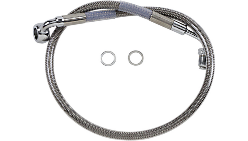 DRAG SPECIALTIES Brake Line - Stainless Steel - FXBR '18-'23 - 21-1/2" 618601