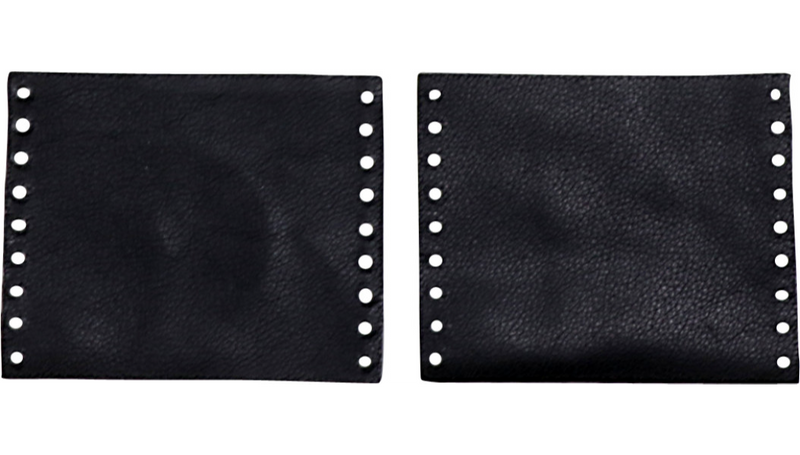 DRAG SPECIALTIES Grip Cover - Twist - Leather - Harley Davidson - Black DS243058 - PartsOutlet.com.au
