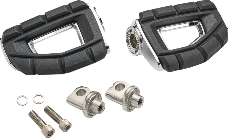 CIRO Chicane* Foot Rests - Chrome 61600