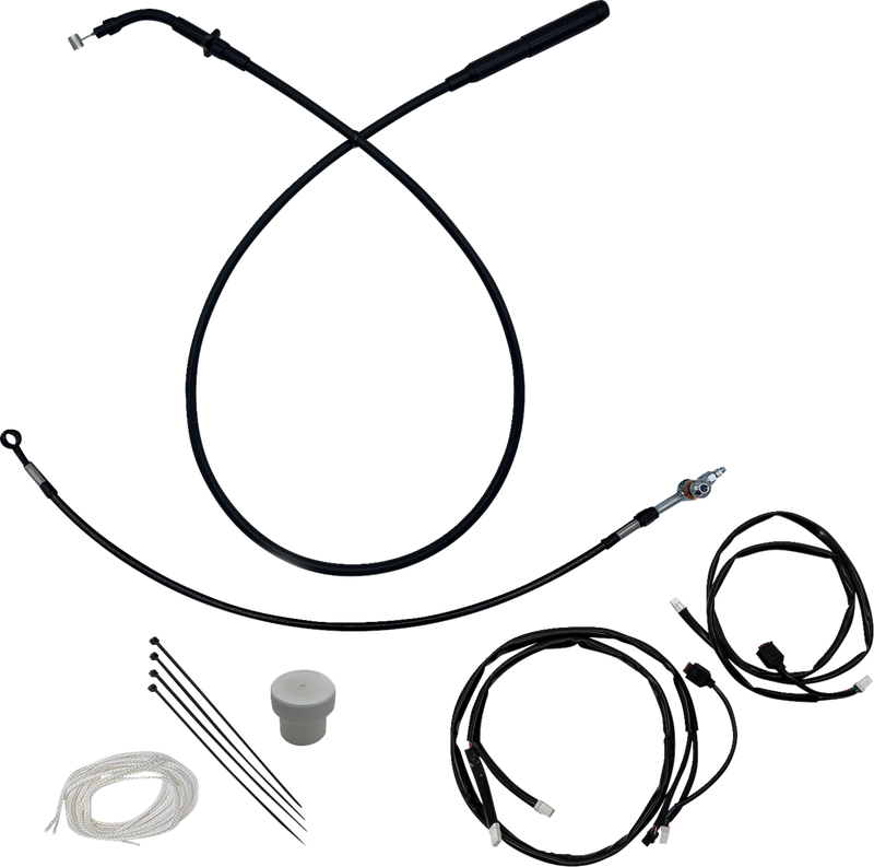 FAT BAGGERS INC. EZ Install Kit - +6" - FLHX/SE - Black 149014-B