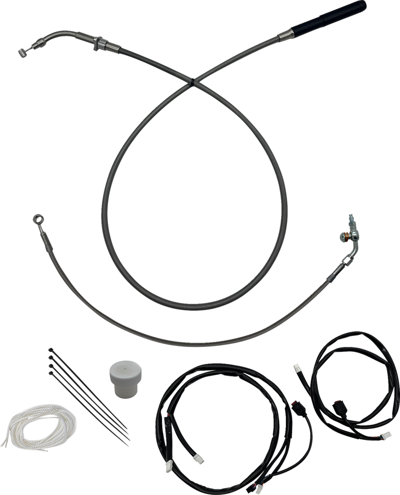 FAT BAGGERS INC. EZ Install Kit - +6" - FLTR/SE - Braided 149916