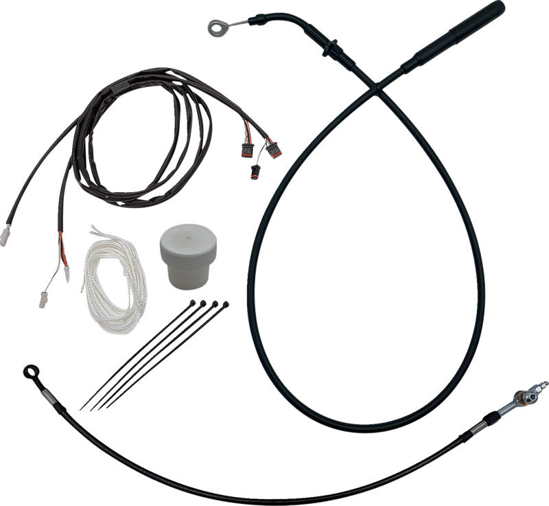FAT BAGGERS INC. EZ Install Kit - +8" - FLHT, FLHX - Black 119016-B