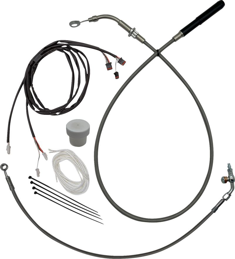 FAT BAGGERS INC. EZ Install Kit - +6" - '21-'23 FLTR - Braided 119916