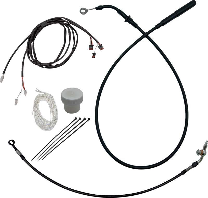 FAT BAGGERS INC. EZ Install Kit - +8" - '21-'23 FLTR - Black 119918-B