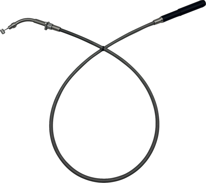 FAT BAGGERS INC. EZ Install Upper Clutch Cable - FLHX/FLTR,SE - +2" - Braided 108002