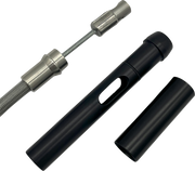 FAT BAGGERS INC. EZ Install Upper Clutch Cable - FLHX/FLTR SE - Stock - Braided 108000
