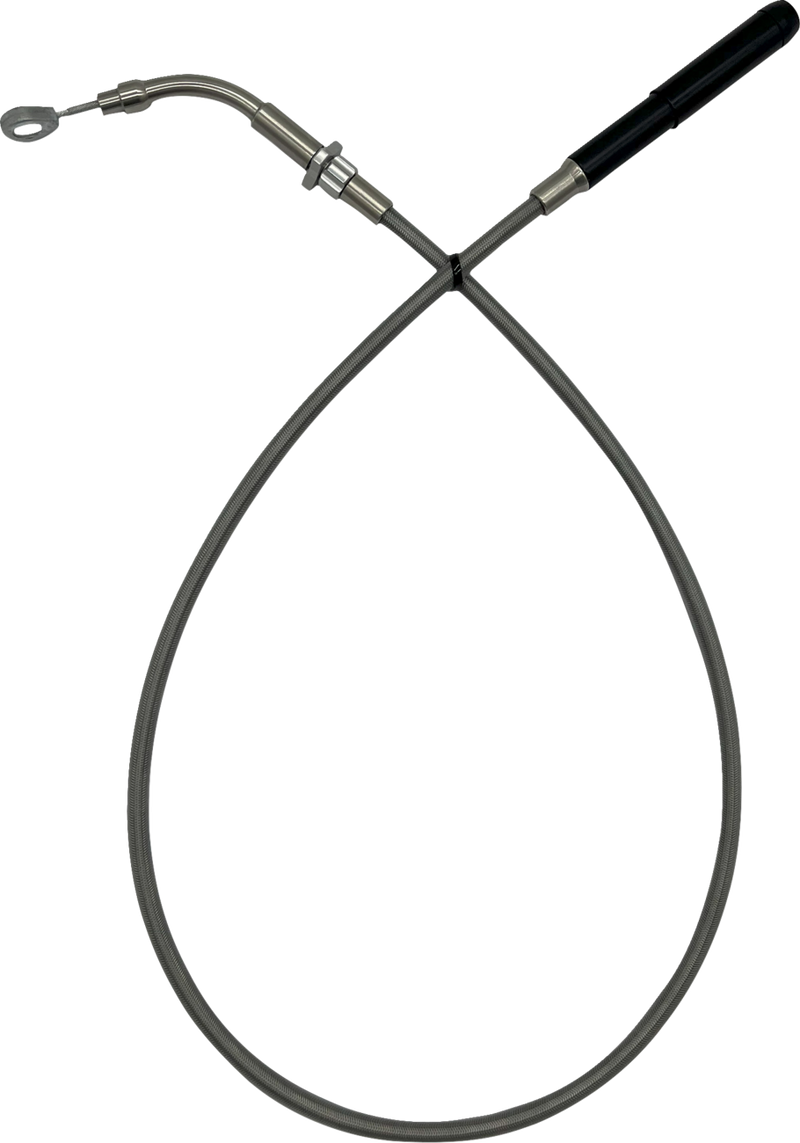 FAT BAGGERS INC. EZ Install Upper Clutch Cable - FLTR/FLHX '21-'23 - +6" - Braided 118006
