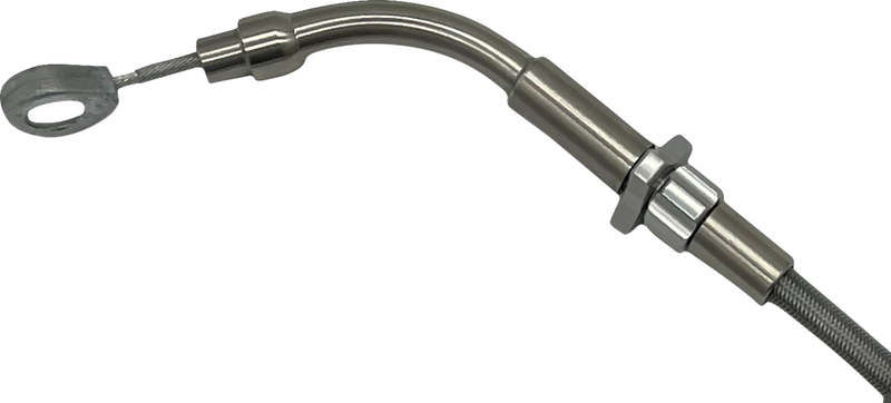FAT BAGGERS INC. EZ Install Upper Clutch Cable - FLTR/FLHX '21-'23 - +6" - Braided 118006