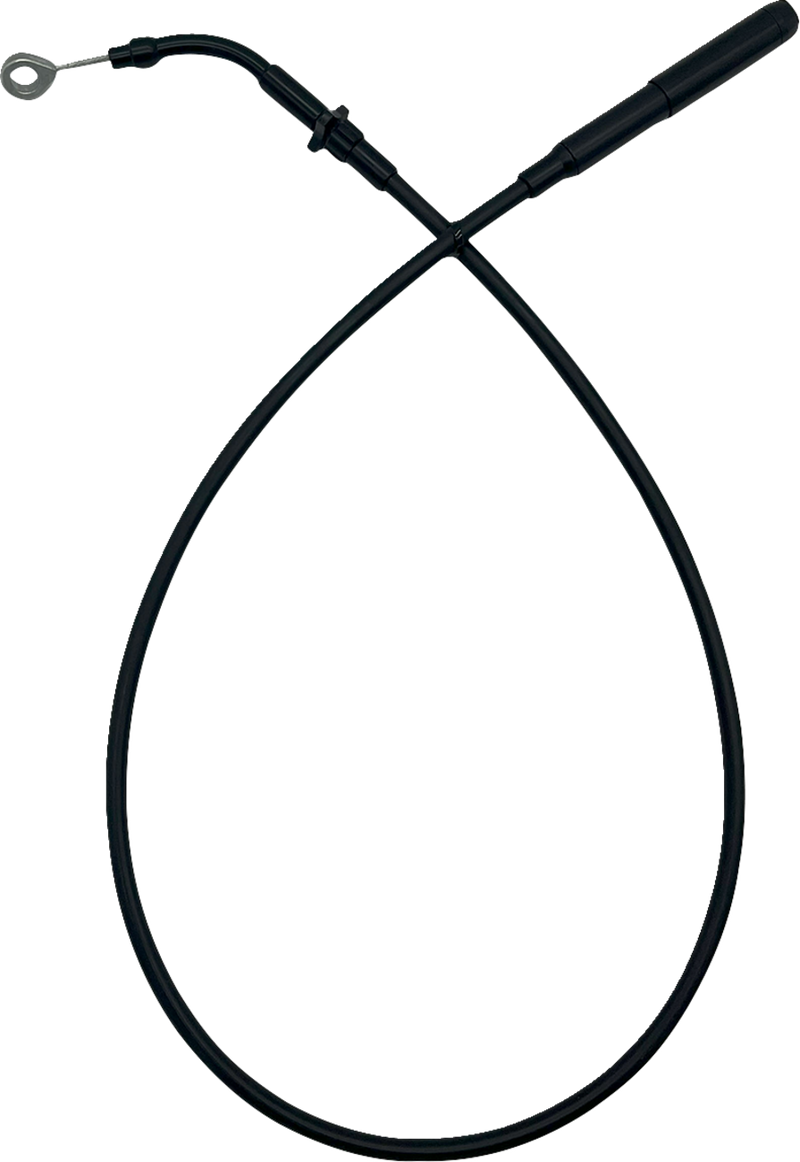 FAT BAGGERS INC. EZ Install Upper Clutch Cable - FLTR/FLHX '21-'23 - +8" - Black 118008-B