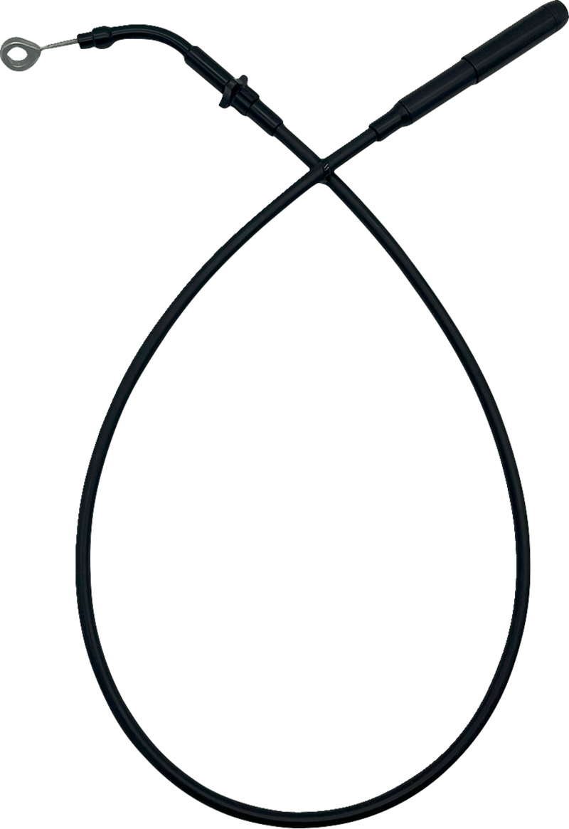 FAT BAGGERS INC. EZ Install Upper Clutch Cable - FLTR/FLHX '21-'23 - +10" - Black 118010-B
