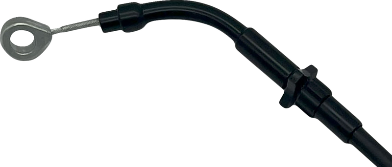 FAT BAGGERS INC. EZ Install Upper Clutch Cable - FLTR/FLHX '21-'25 - +6" - Black - 118006-B