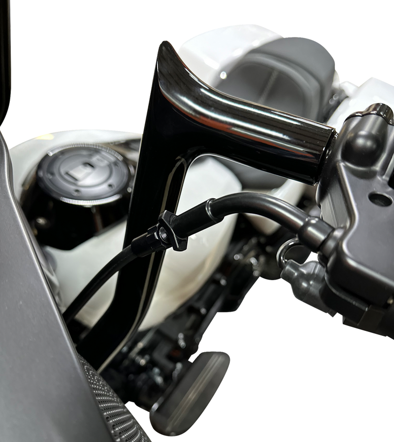 FAT BAGGERS INC. EZ Install Upper Clutch Cable - FLTR/FLHX '21-'25 - +6" - Black - 118006-B