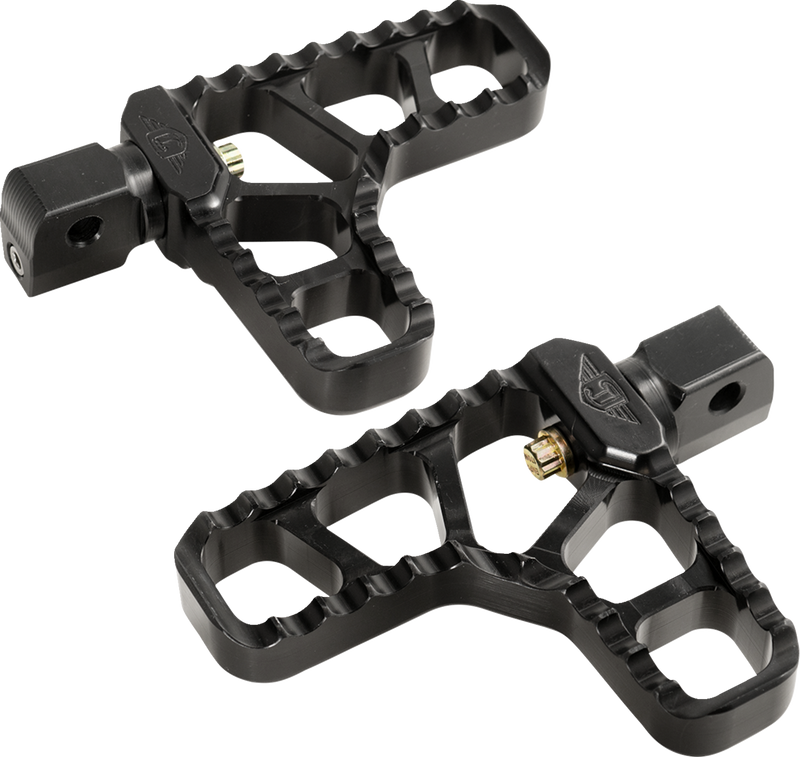 JOKER MACHINE Serrated Heel Pegs - Black - Indian Scout - 08-62-8B - PartsOutlet.com.au
