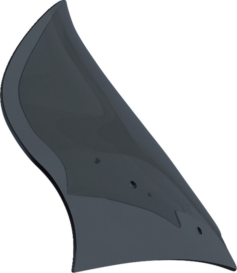 KLOCK WERKS Pro Touring Flare Windshield - 13-1/2" - Dark Smoke - FLTR '23-'25 - KWW-01-0704-DS