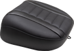 MUSTANG Deluxe Touring Passenger Seat - Black Stitch - Carbon Fiber Inlay - FLH/FLT '23-'24 - 88402 - PartsOutlet.com.au