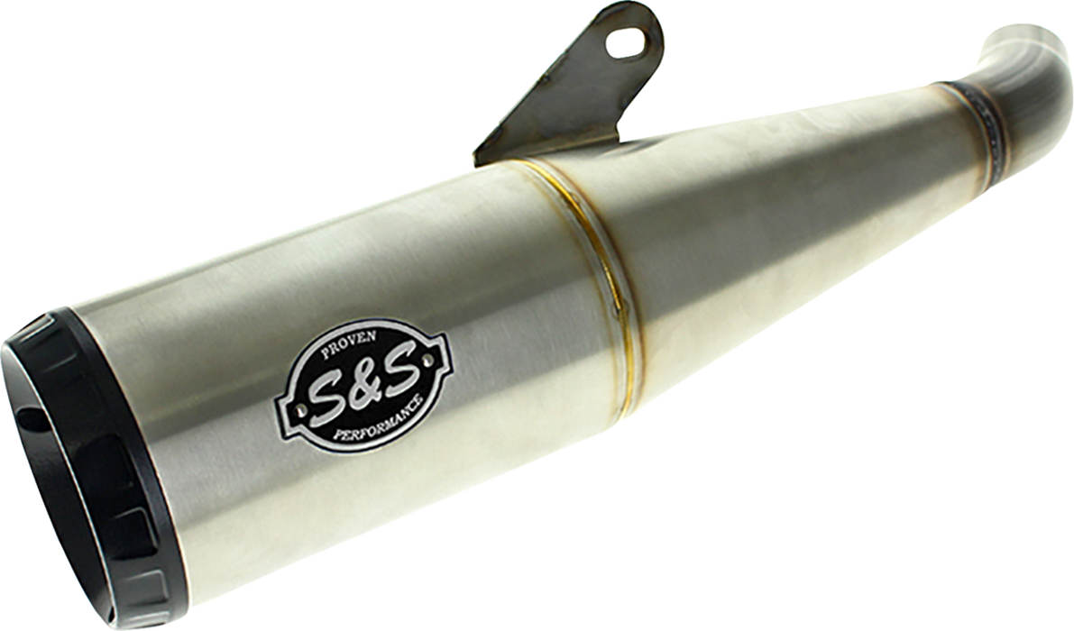 S&S CYCLE Grand National Slip-On Muffler - Stainless Steel - 2024 Harley X500 - 550-1114 - PartsOutlet.com.au