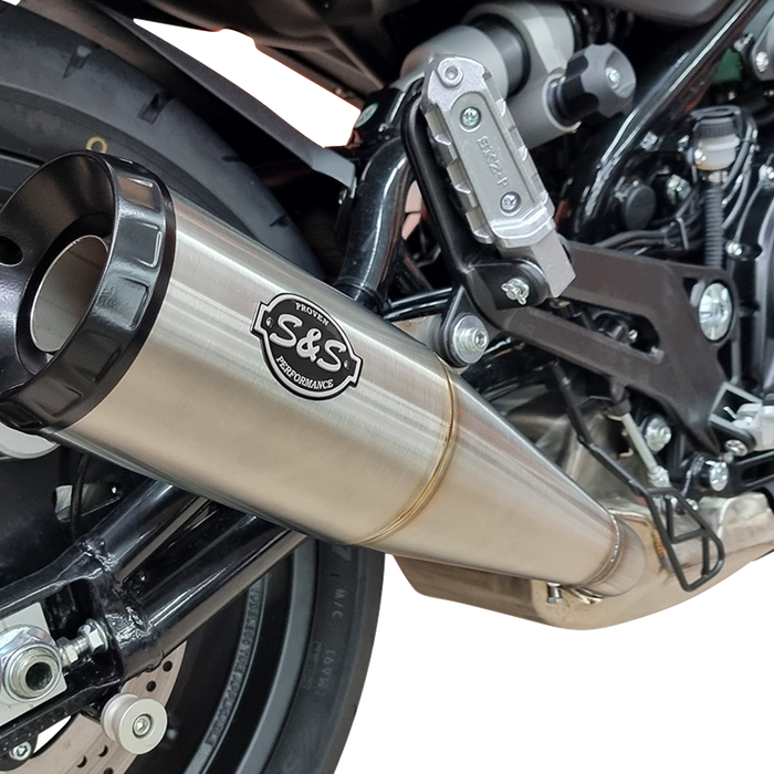 S&S CYCLE Grand National Slip-On Muffler - Stainless Steel - 2024 Harley X500 - 550-1114