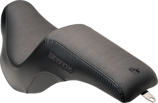 SLYFOX Lowrider Drifter Seat - Black Logo - Smooth Vinyl - Carbon Fiber - FXLR/FLSB '18-'24 0802-1589