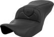 SADDLEMEN Road Sofa Seat - Black Stitching - without Backrest - FL '23-'24 - 823-07-187 - PartsOutlet.com.au