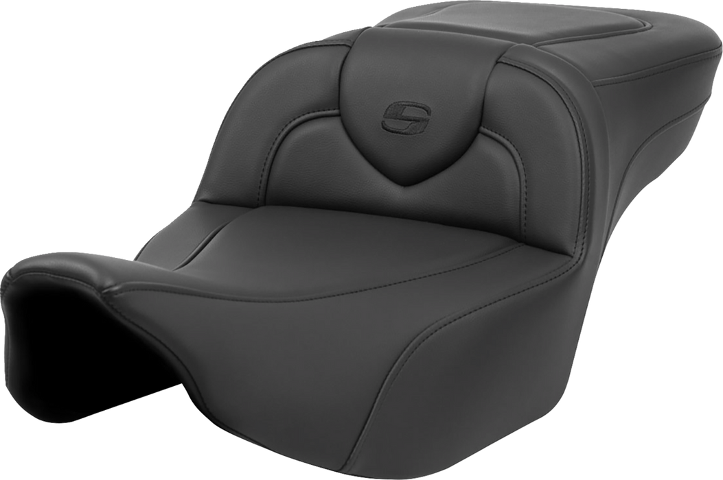 SADDLEMEN Roadsofa Extended Reach Seat - Black Stitch - without Backrest - FL '23-'24 - 823-07-188 - PartsOutlet.com.au